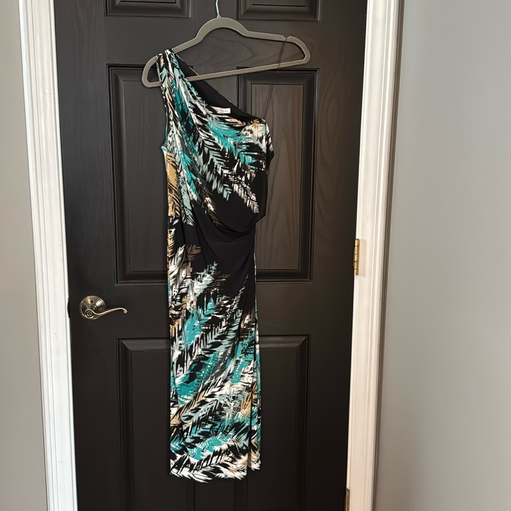 London Times one shoulder dress size 8